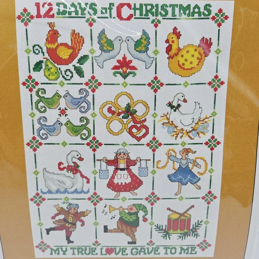 Imaginating Partridge in a pear tree 12 Days Of Christmas Cross Stitch TE5612